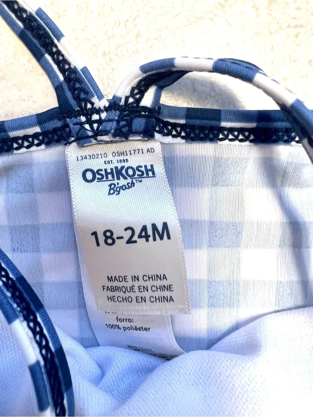 OshKosh Bgosh sweet gingham